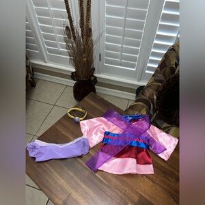 Build a Bear Disney Mulan Costume Dress Kimono Chinese & Jasmine Princess Items